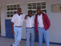 students at Ekulo Senior Secondary School northern Namibia