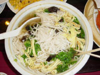 Chinese food noodle soup