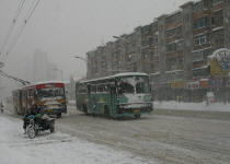 Dalian China winter